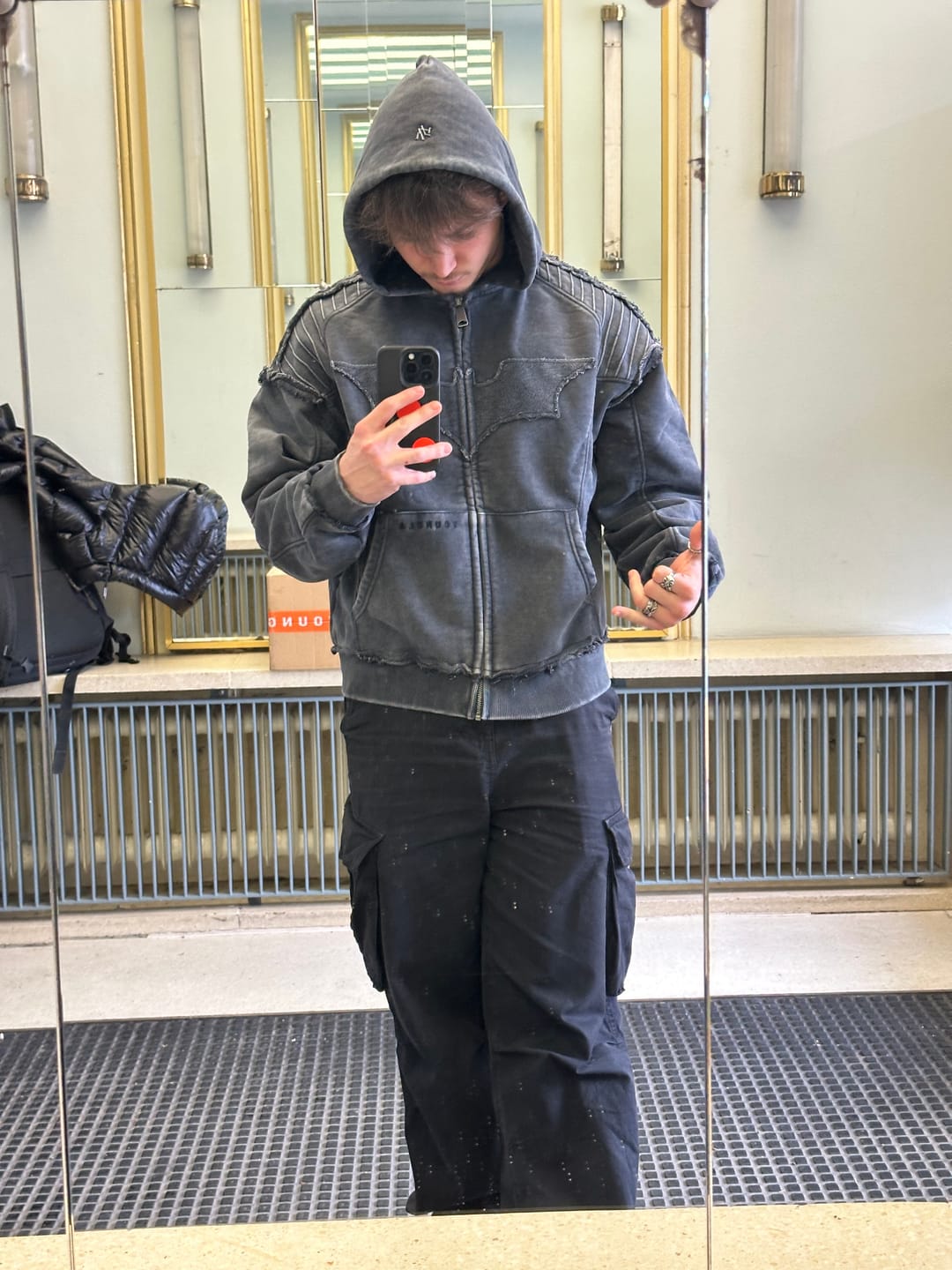 Customer photo review of 5209 - Batman Armored Zip-Ups
