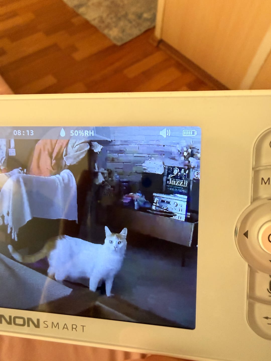 Customer photo review of Bebek Kamerası 3MP | 5" Monitör, Mobil Takip, Ağlama Algılama, 360° Gece Görüş, RGB Lambalı (X7202)