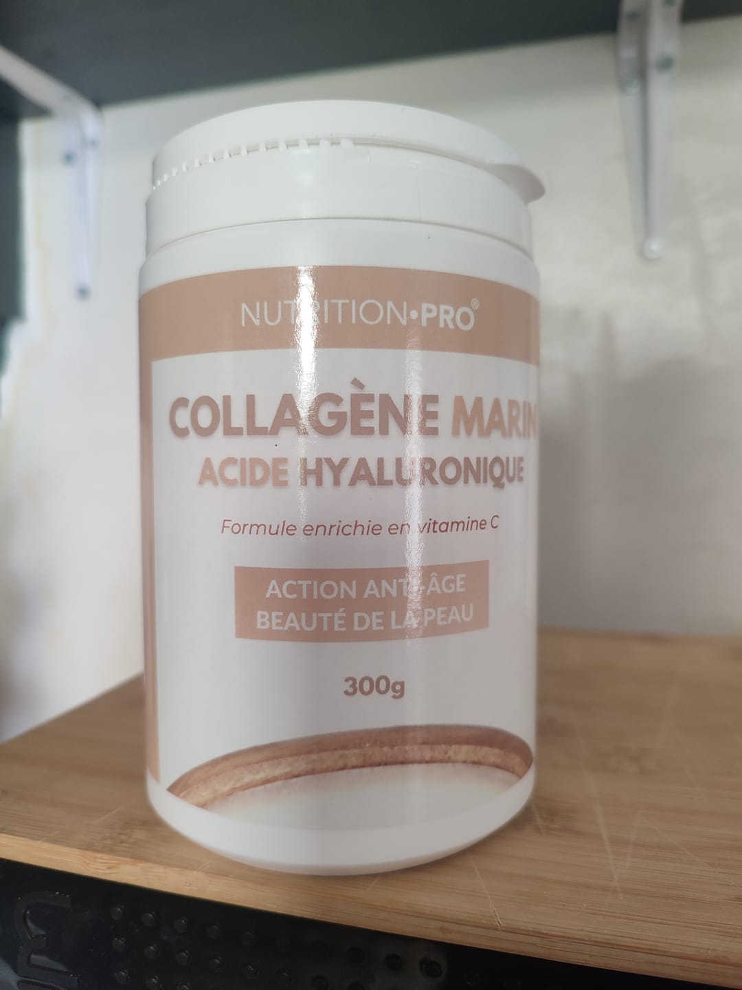 Customer photo review of COLLAGÈNE MARIN NATICOL® / ACIDE HYALURONIQUE (EN POUDRE) - 300G