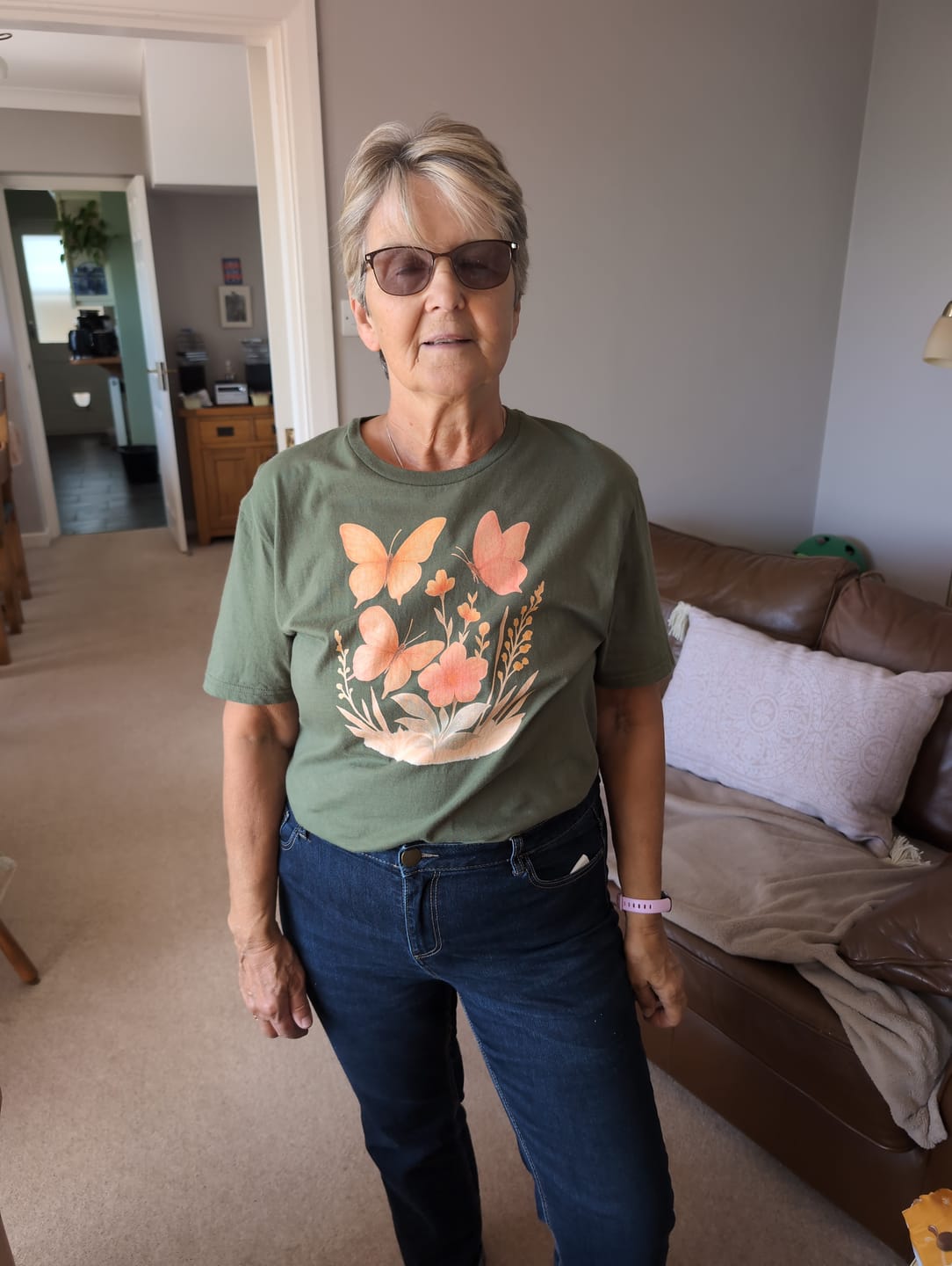 Customer photo review of Butterflies T-Shirt