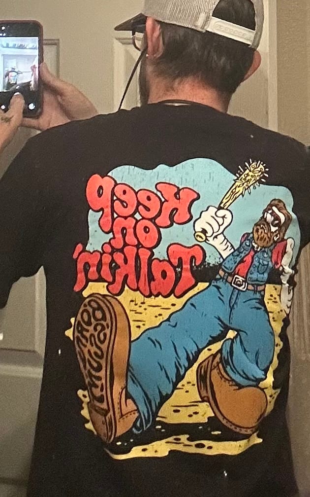 Customer photo review of TALKIN' T-SHIRT