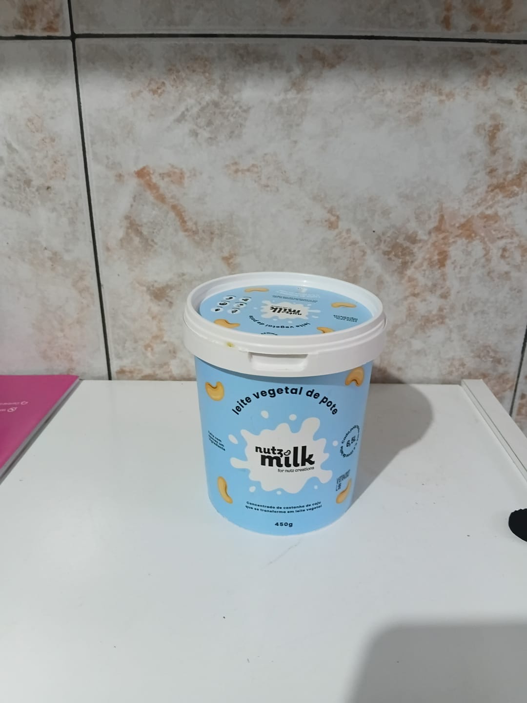 Customer photo review of Leite Vegetal NutzMilk  6,5L - Concentrado de Castanha de Caju