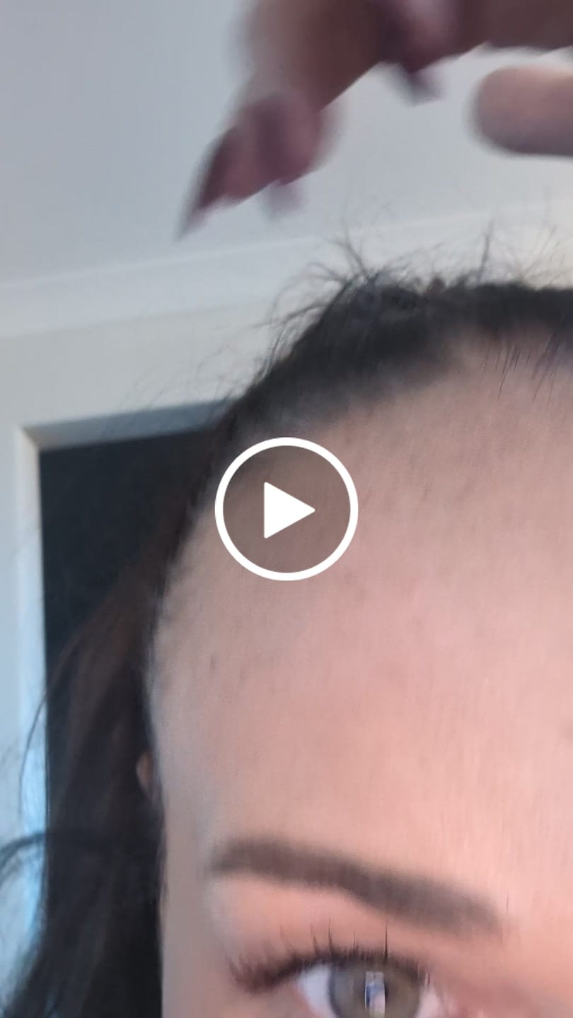 Customer video review of PEPTIDE-POWERED HAIR SERUM