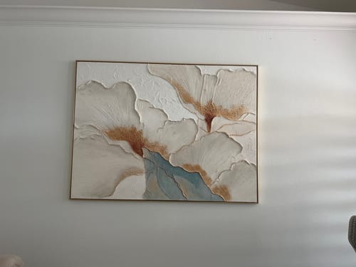 Customer review photo for Plaster Art Texture Painting #SG476