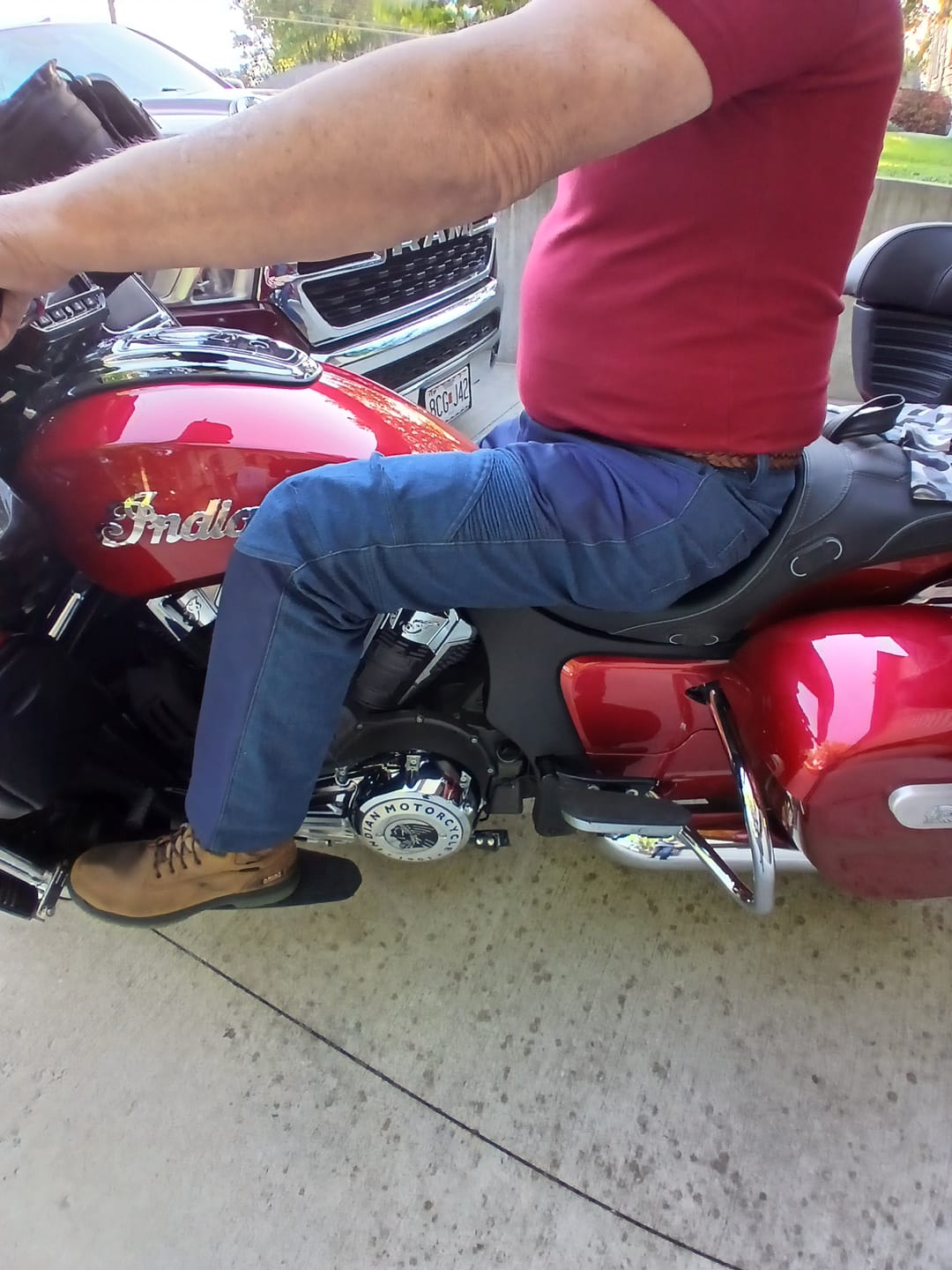 Customer photo review of Flexguard® Air Protective Mesh Motorcycle Jeans (Bootcut Edition)
