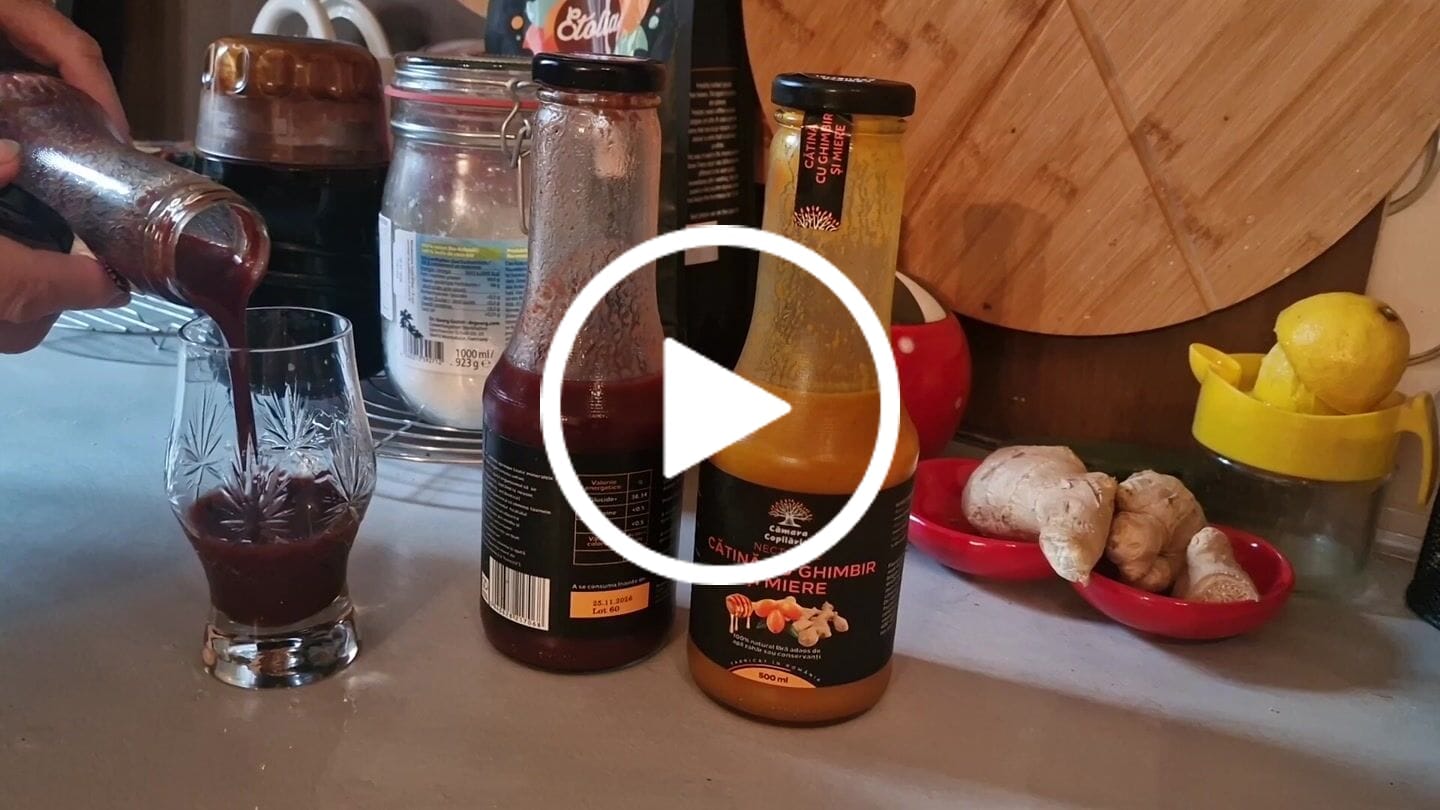 Customer video review of Nectar de Afine cu Cătină și miere - 500ml