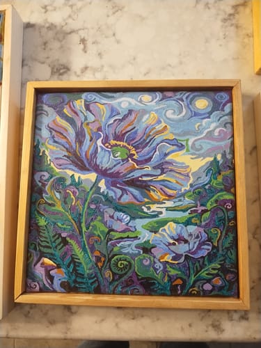 Customer photo review of Moonlit Poppy Fantasy