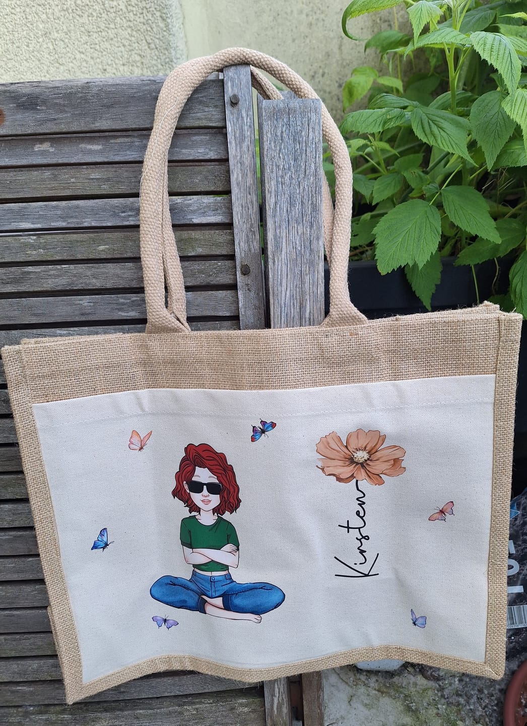 Customer photo review of Summervibes - Personalisierte Tasche für den Strand