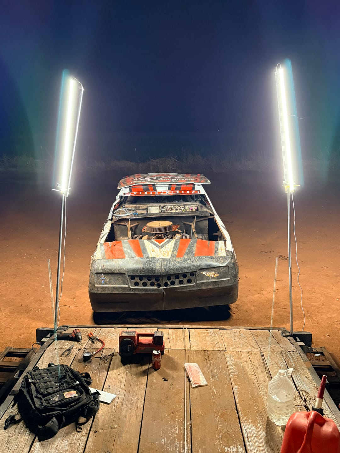 Customer photo review of Racing Pit Light Kit - 20,000 Lumens