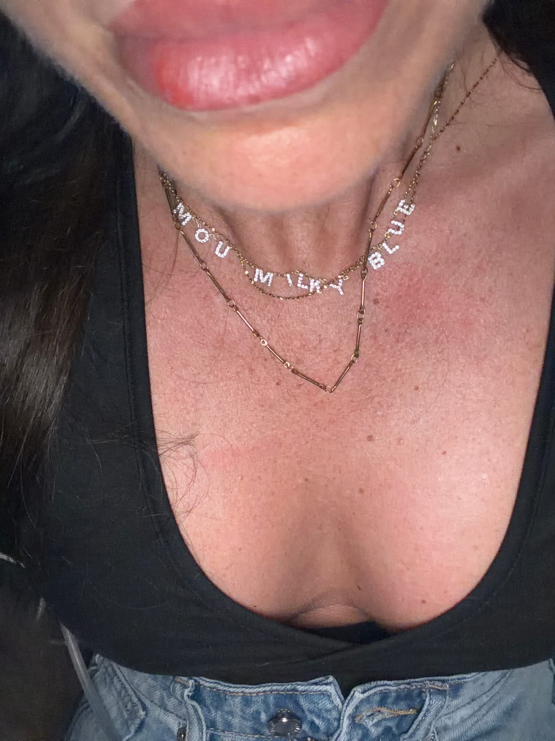 Customer photo review of Collana MINI LETTERS BRIGHT