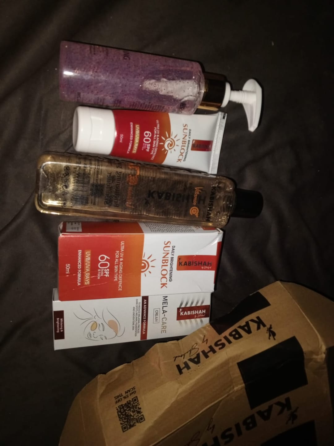 Customer photo review of Bright & Even Skintone Kit