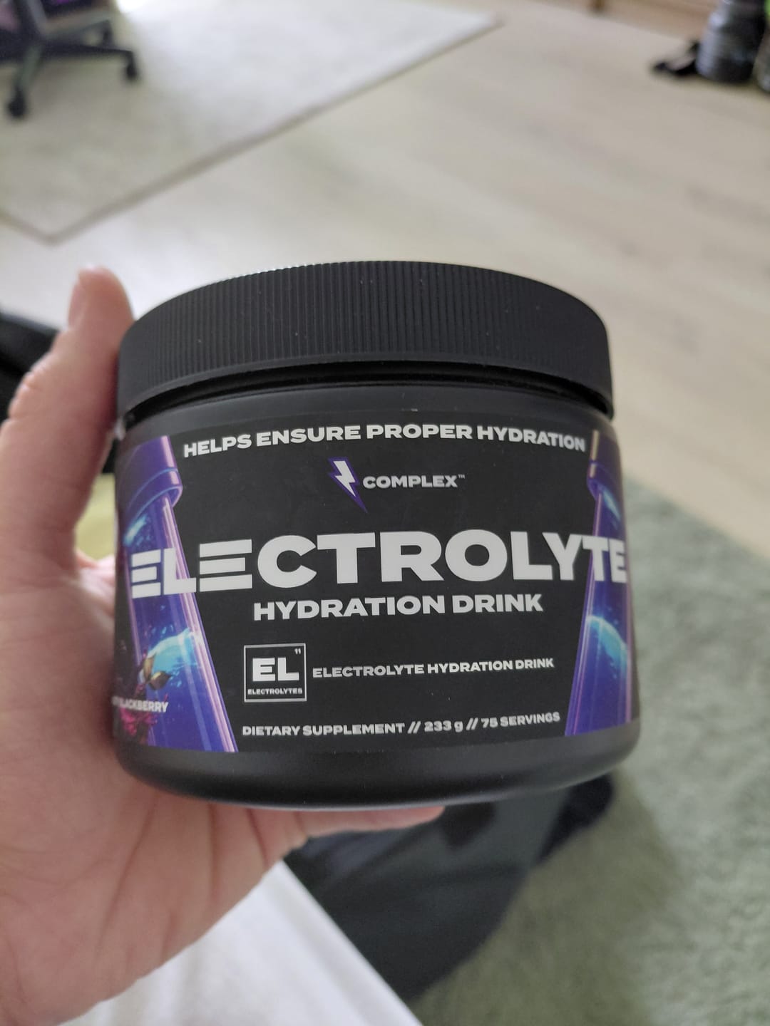 Customer photo review of Electrolyte Hydration Drink