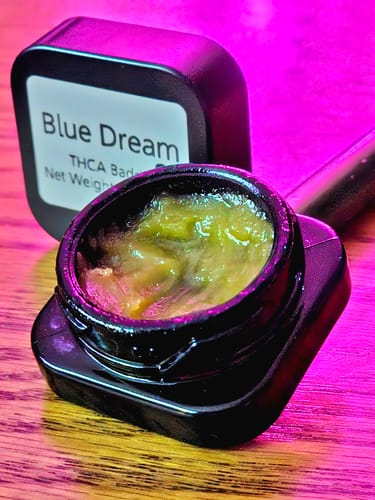 Customer photo review of Blue Dream | THCA Badder