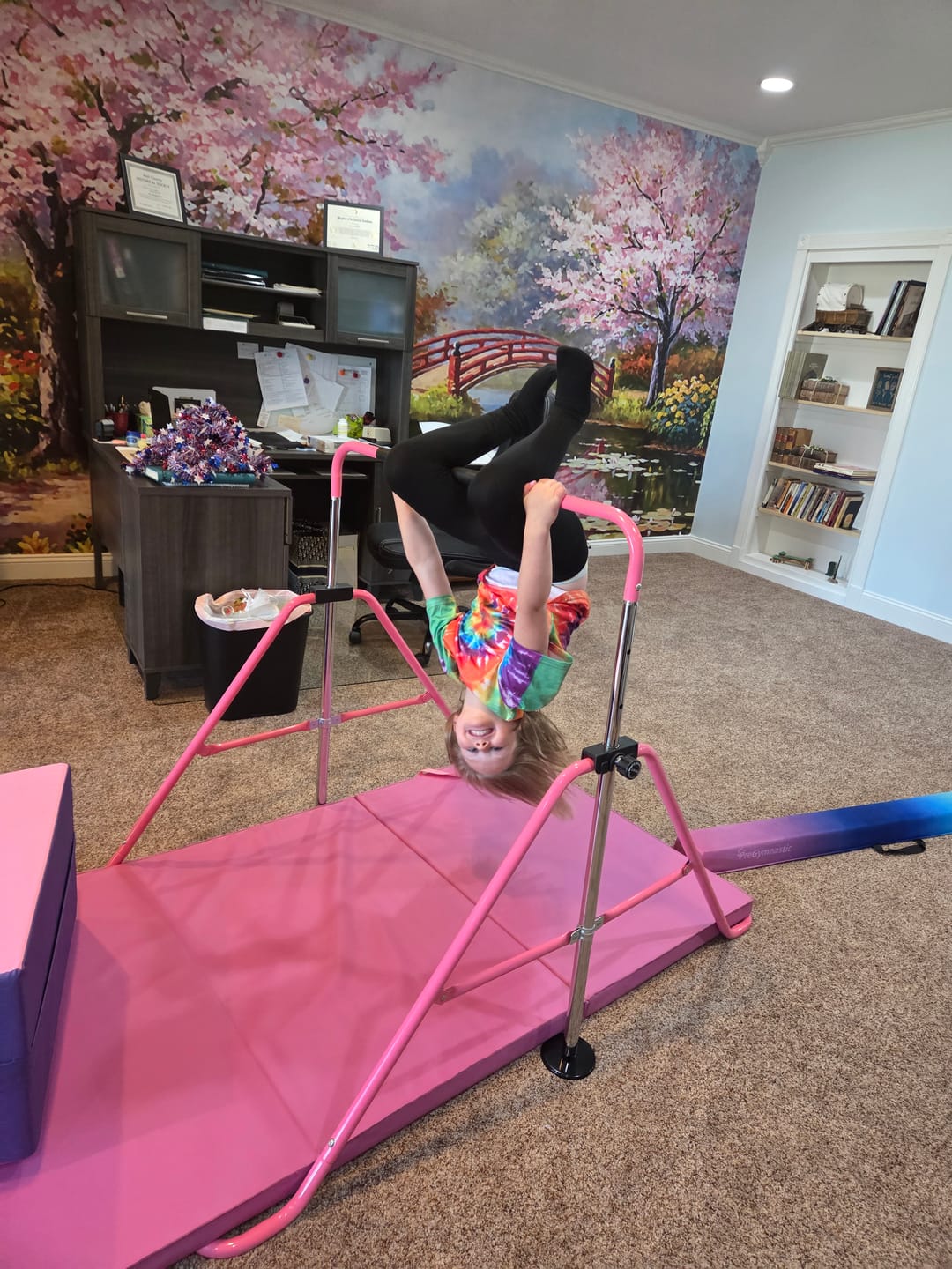Customer photo review of Kangaroo Hoppers Kids’ Gymnastics kip bar bundle