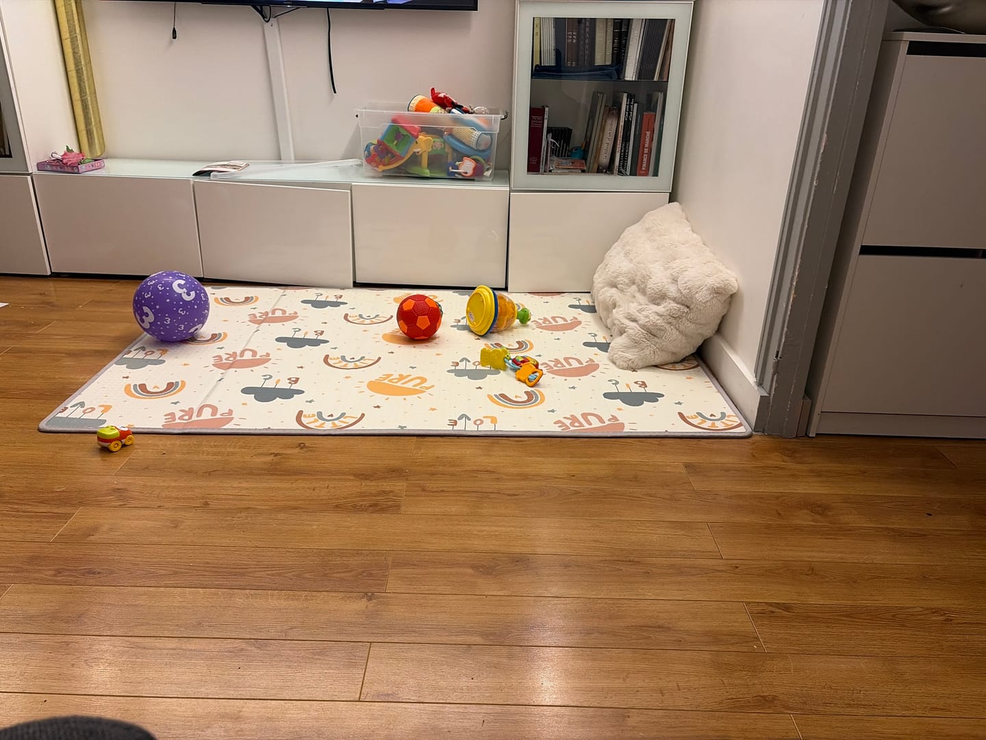 Customer photo review of Tapis Anti-Choc : Créez un grand espace de jeu !