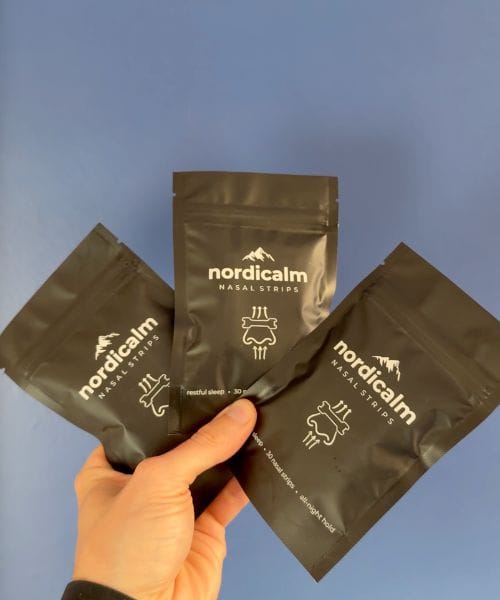 Customer photo review of nordicalm™ Nasal Strips for Sleep