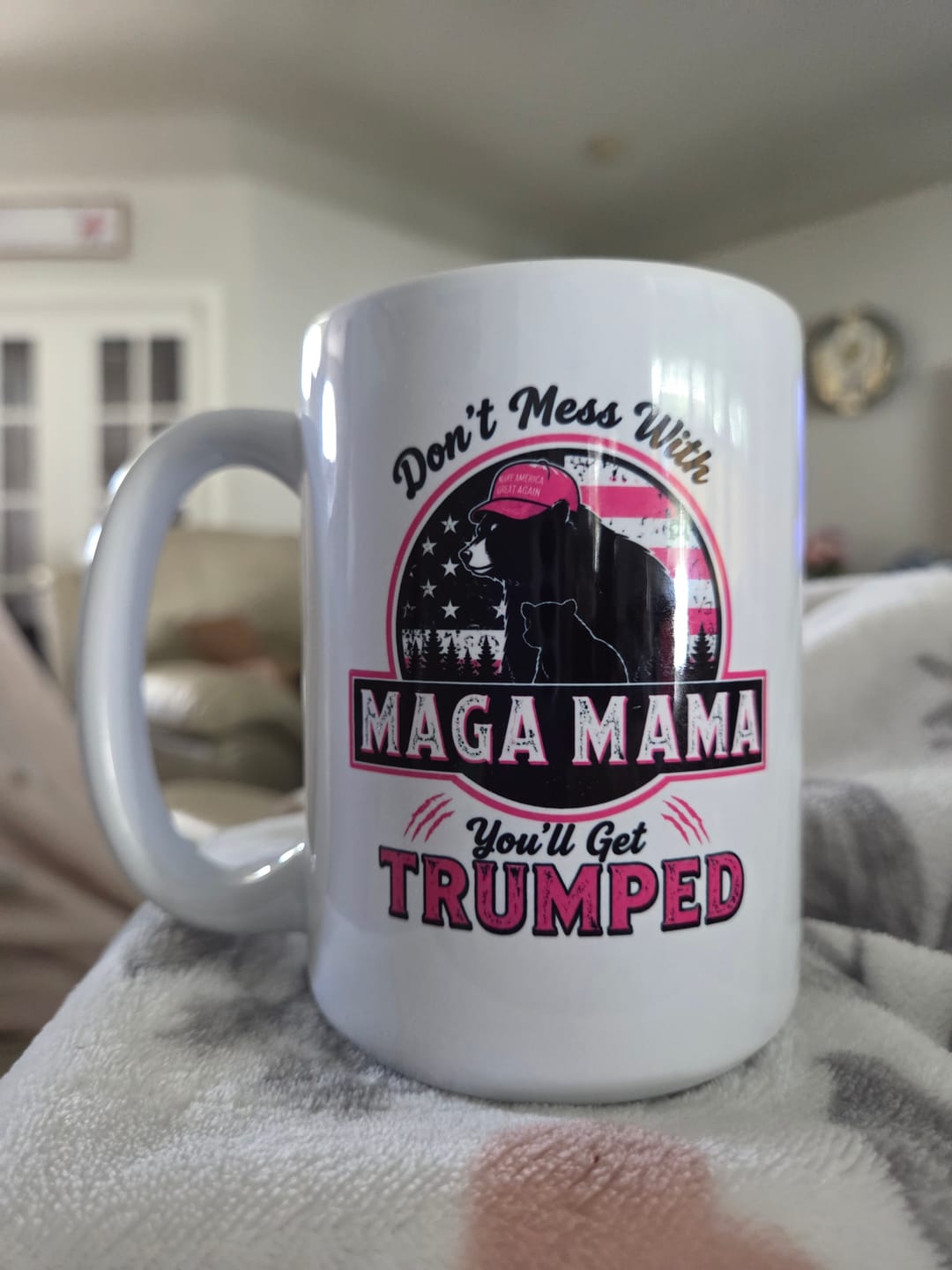 Customer photo review of "MAGA MAMA" Mug Pink