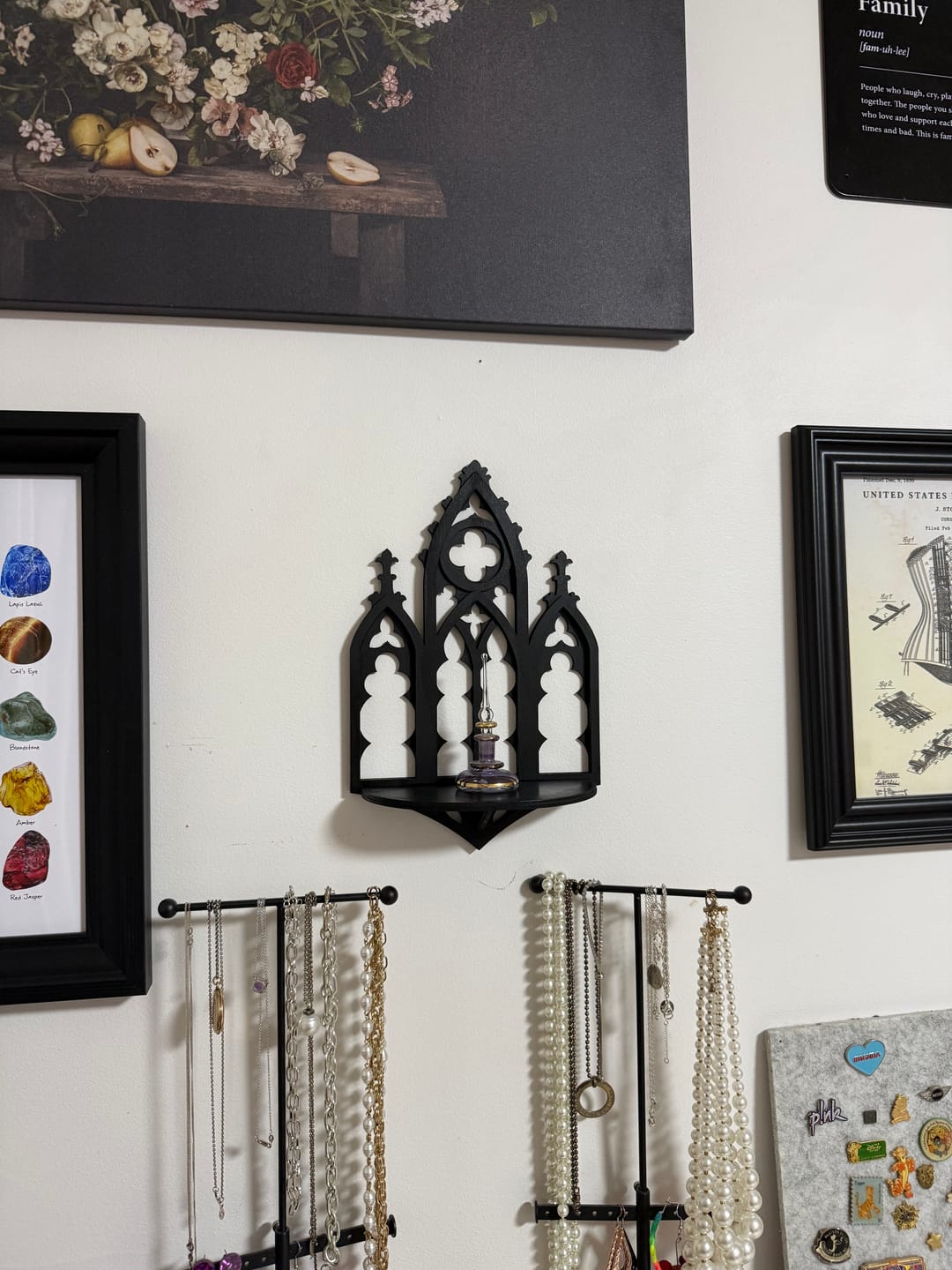 Customer photo review of Gothic Cathedral Rose Window Wall Hanging