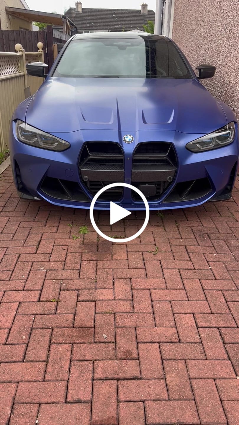 Customer video review of BMW G80 M3 G82 M4 CSL YELLOW DRL KIT