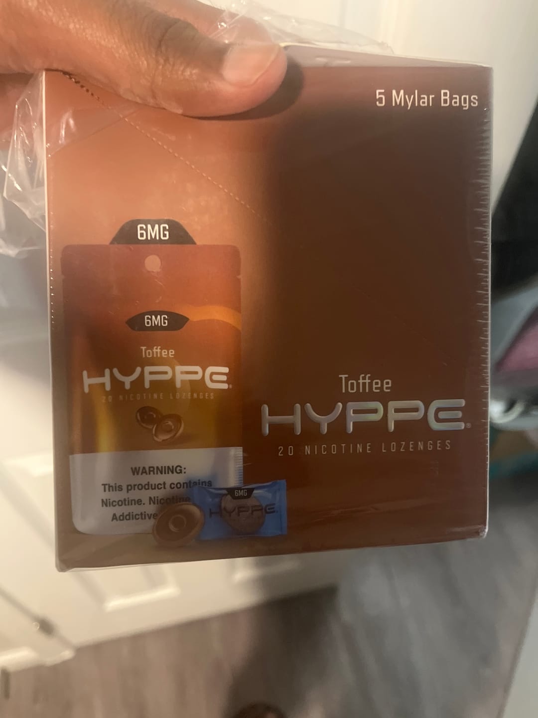 Customer photo review of Nicotine Lozenges