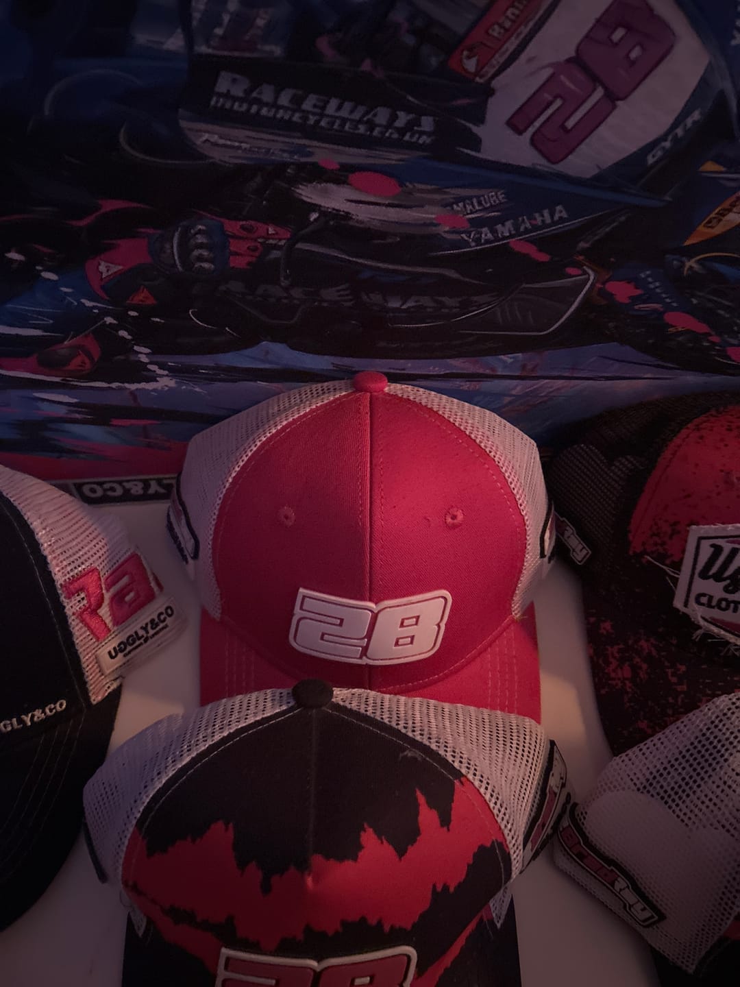 Customer photo review of Pink Bradley Ray 28 Trucker Cap – Official BSB Rider