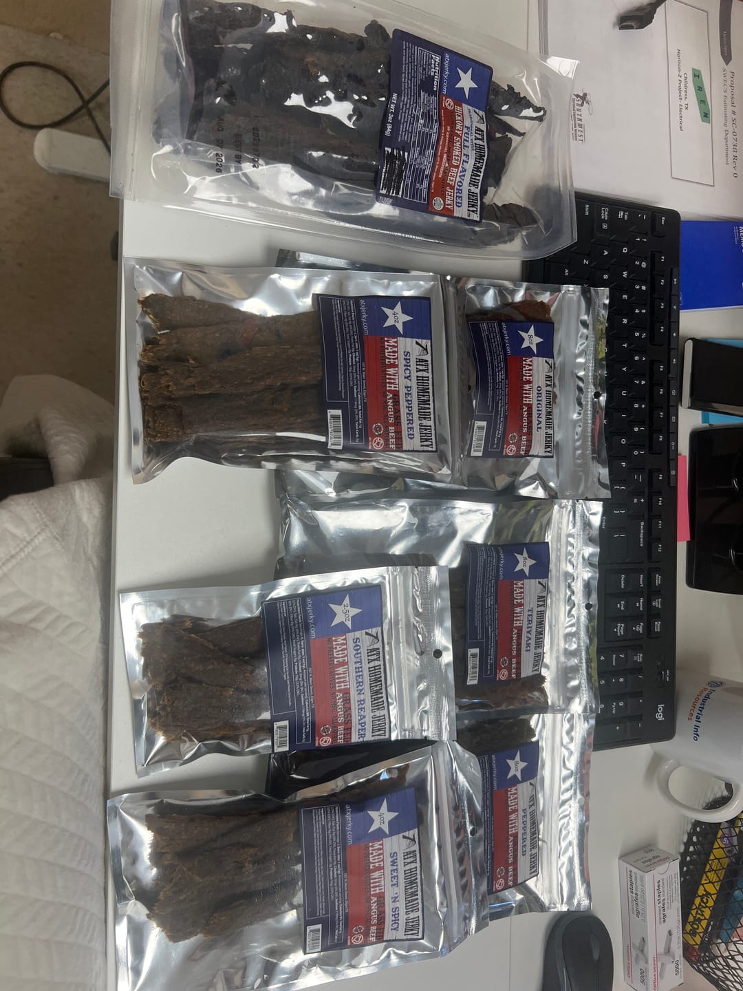 Customer photo review of Peppered Beef Jerky