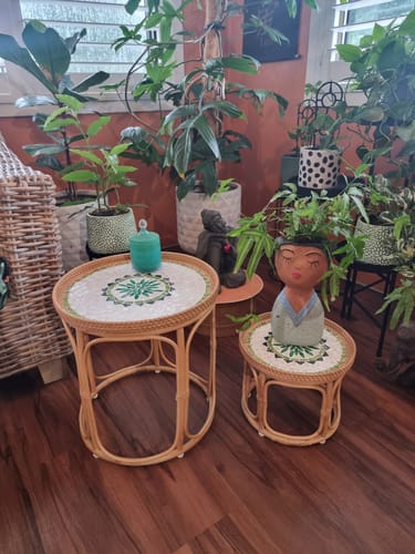 Customer photo review of Oasis Rattan Table Set