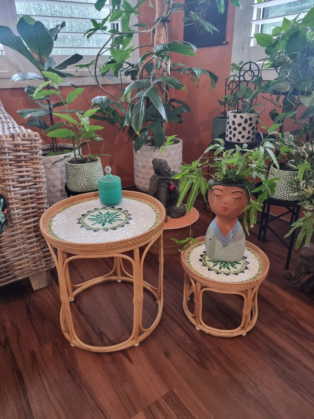 Customer photo review of Oasis Rattan Table Set