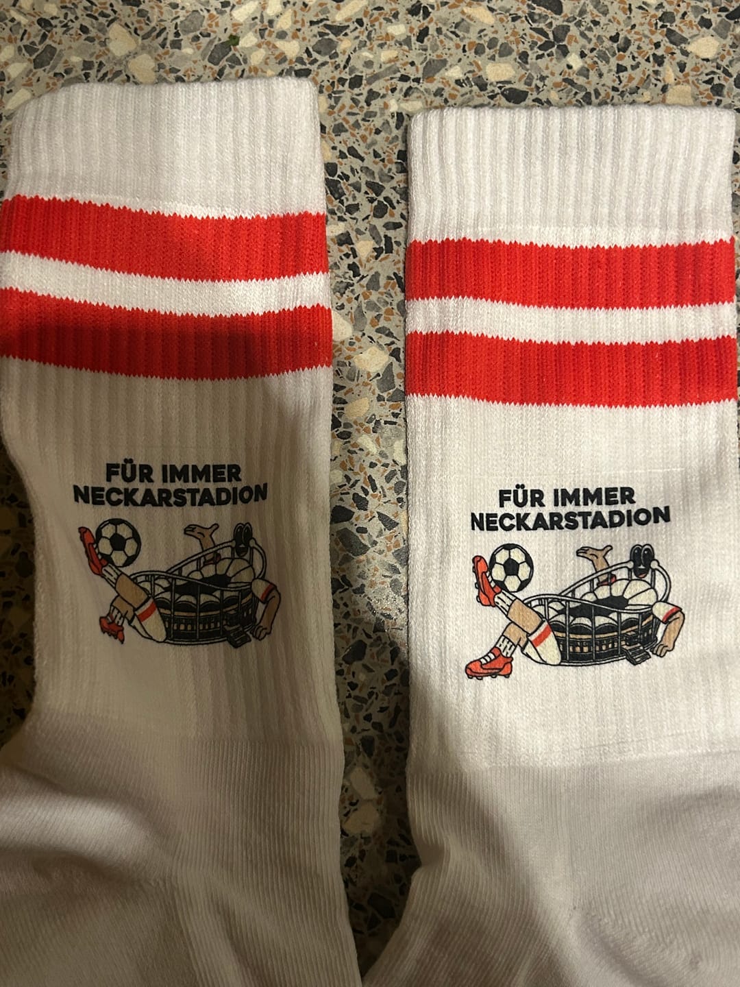 Customer photo review of Stuttgart Socken 'Neckarstadion'