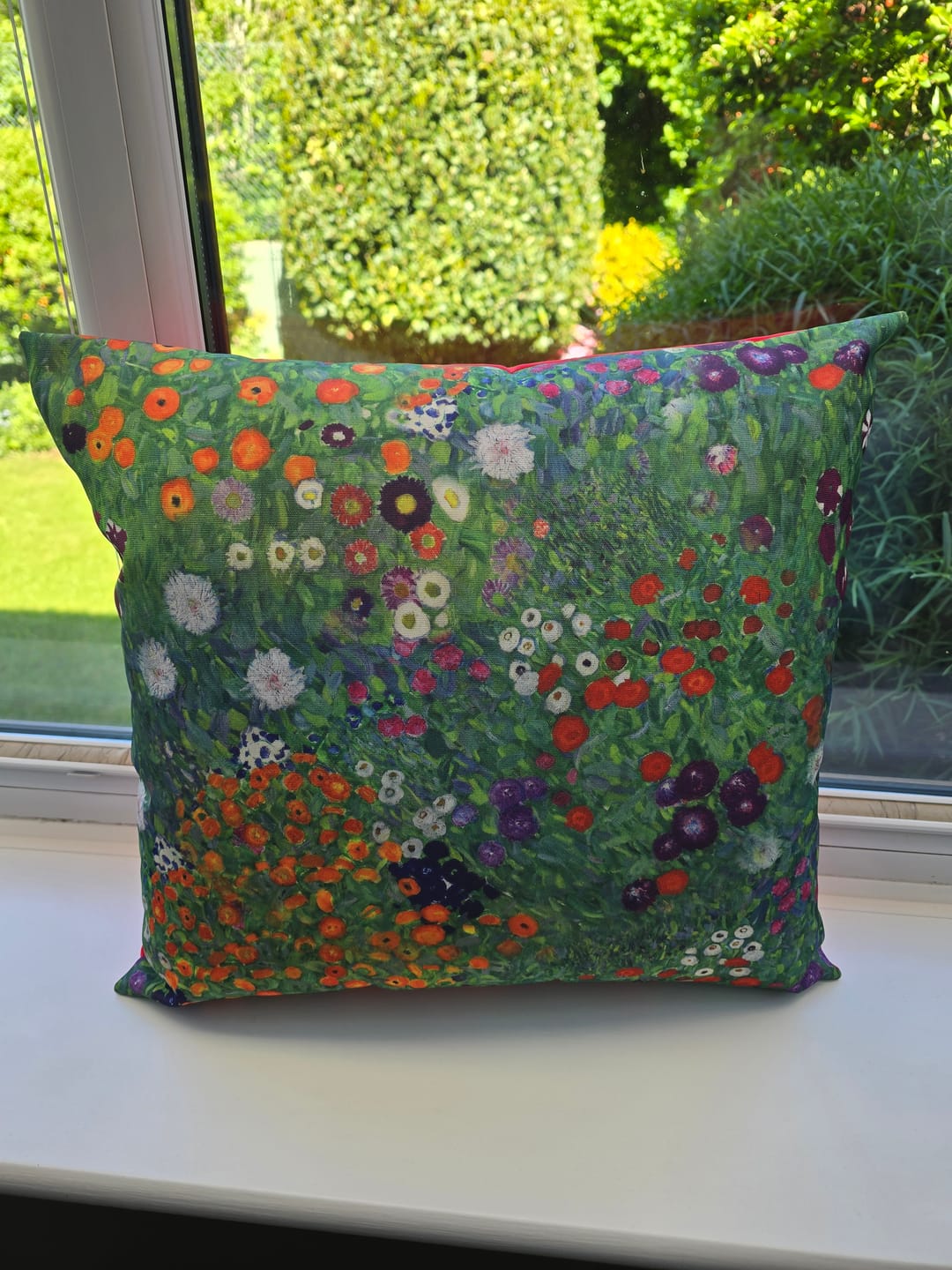 Customer photo review of Klimt Flower Garden Water Resistant Fabric