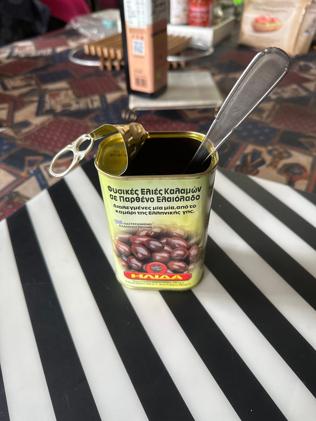 Customer photo review of Heritage Edition Whole Kalamata Olives – 100% Greek in Extra Virgin Olive Oil (450g)