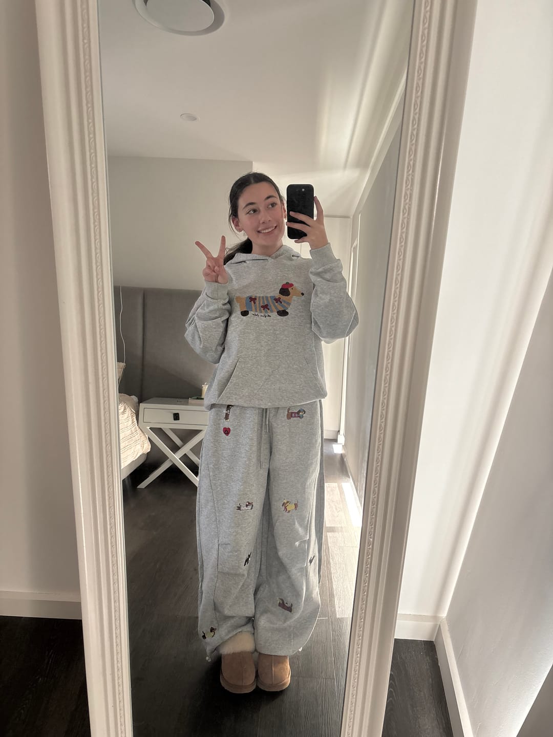 Customer photo review of Aelfric Eden Cartoon Dachshund Hoodie
