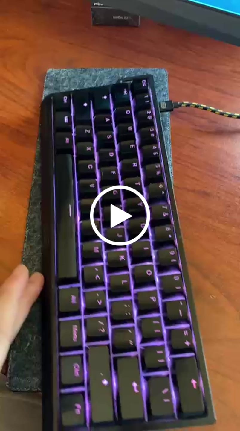 Customer video review of Wraith Klavye Matı