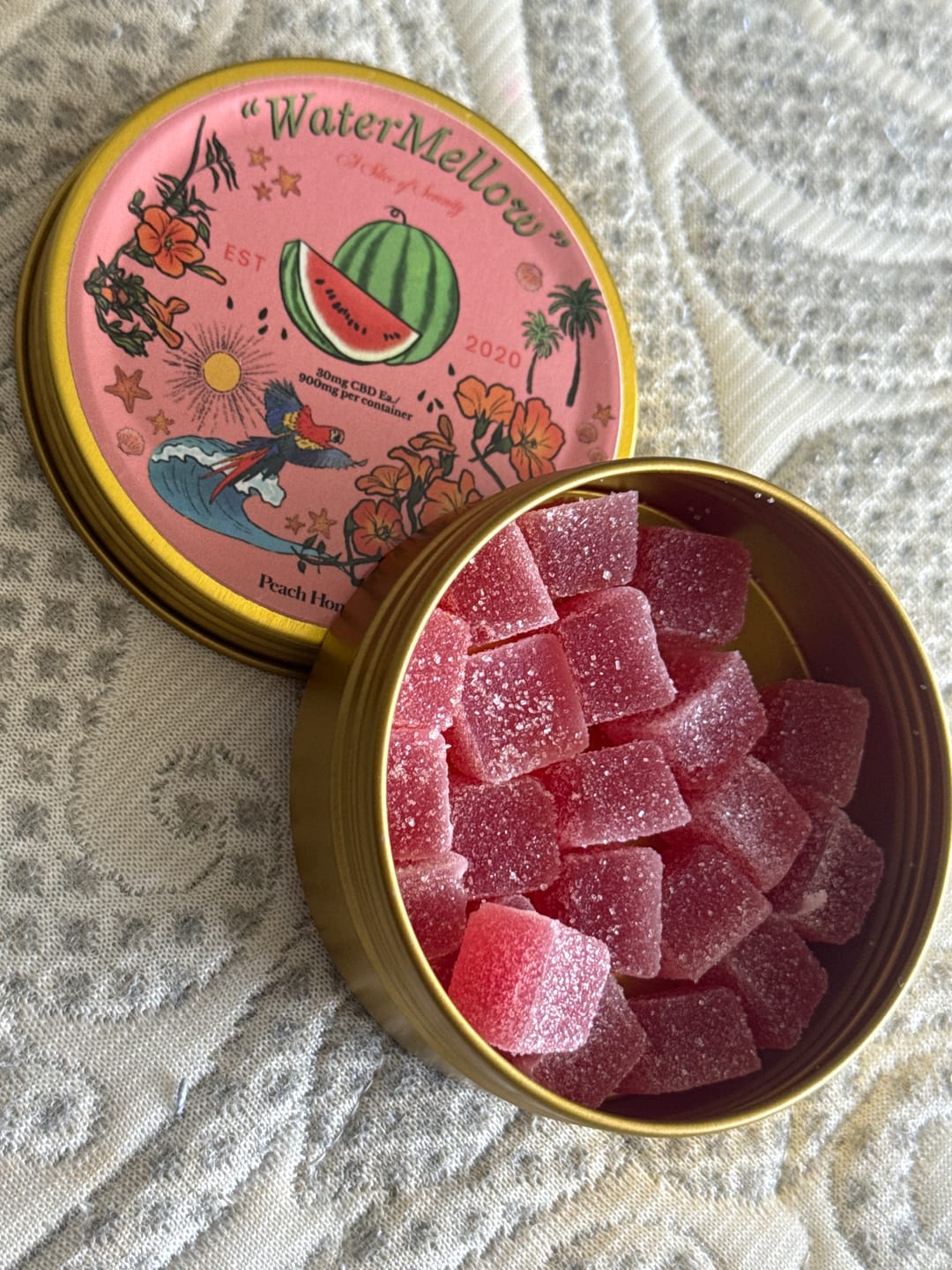 Customer photo review of "WaterMellow" CBD Gummies