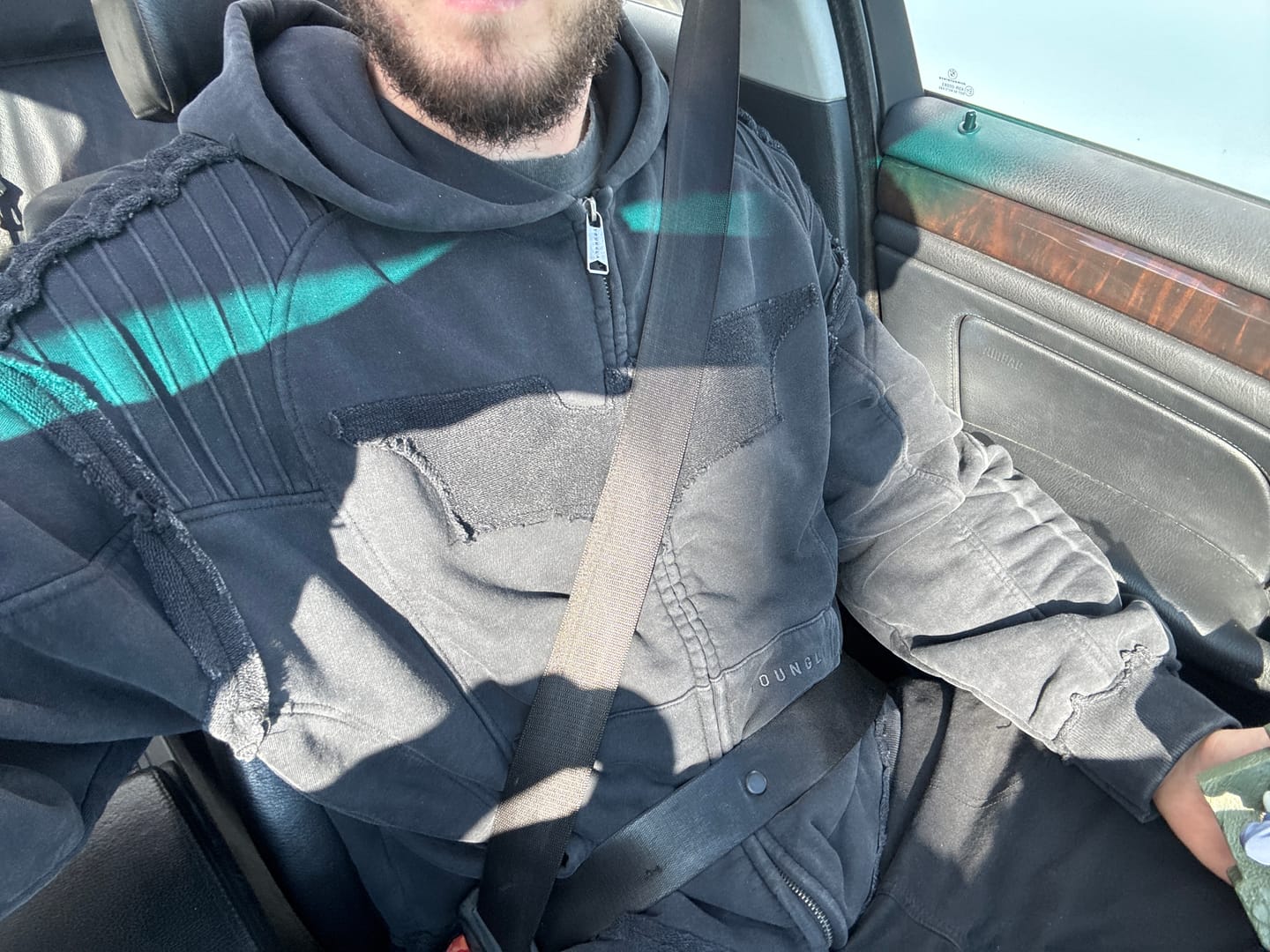 Customer photo review of 5209 - Batman Armored Zip-Ups