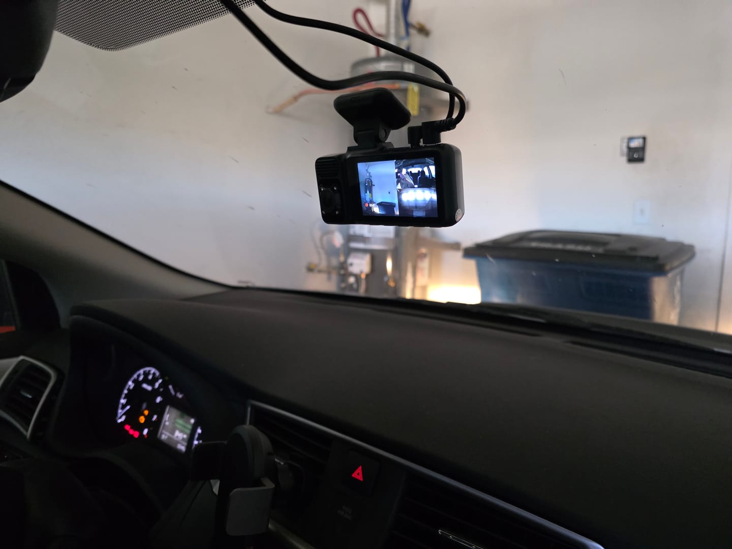 Customer photo review of F17 3-Channel 4K 5G WiFi Dash Cam with Parking Monitor