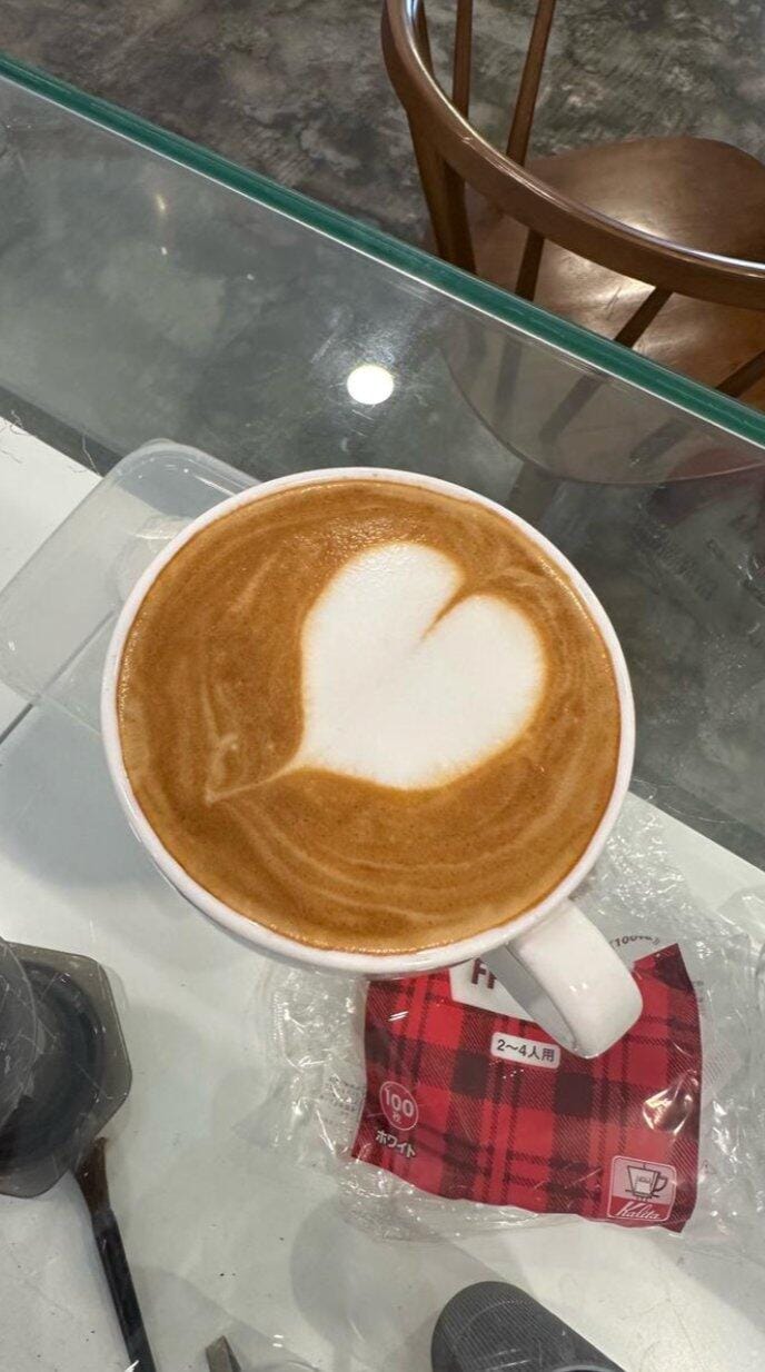 Customer photo review of Latte Art Hobby Class