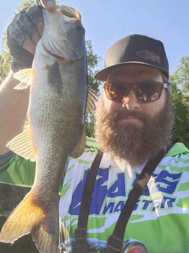Customer photo review of Bass Flag, Leather Patch Hat