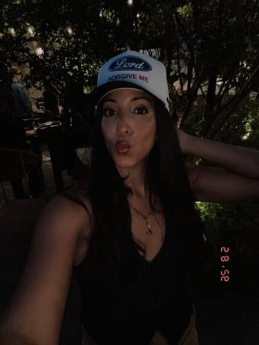 Customer photo review of Lord Forgive Me (White/Black)
