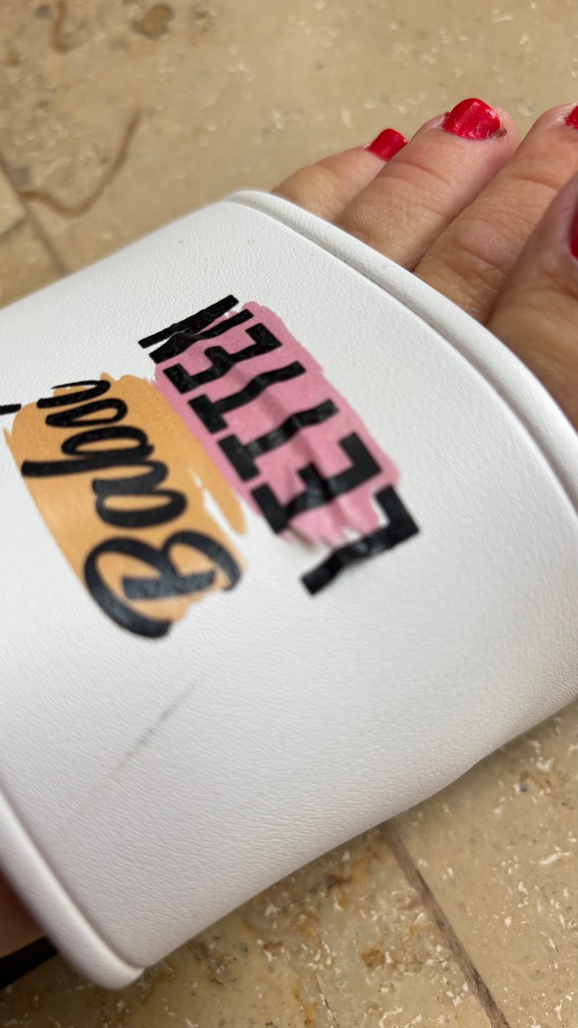 Customer photo review of Deine Letten - Personalisierte Badeschlappen mit Name