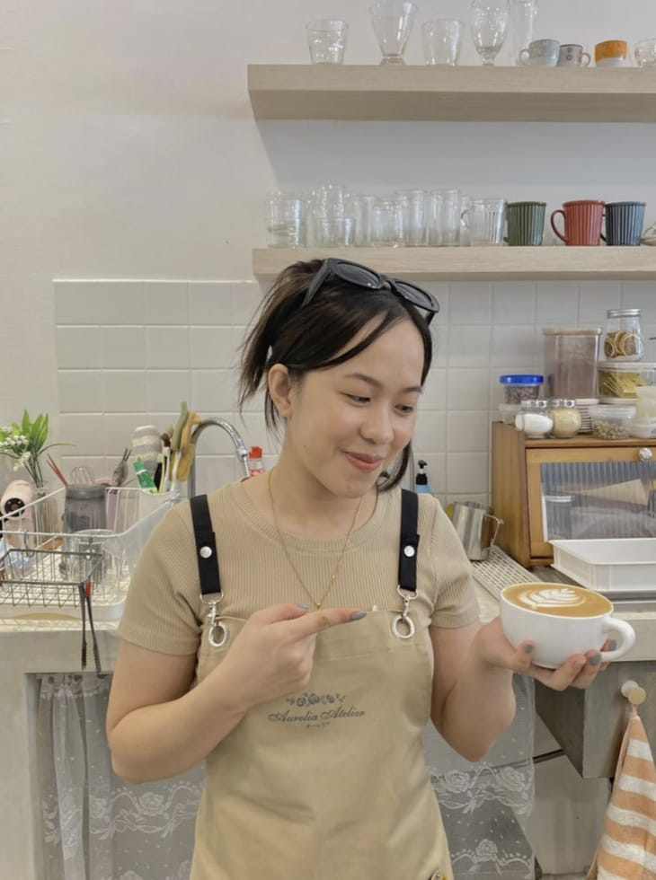 Customer photo review of Latte Art Hobby Class