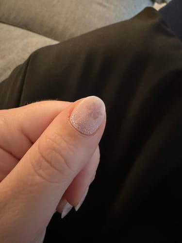 Customer photo review of Reverse Dazzle | Super Jellies DIY Hard Semi Cured Gel Nail Wraps