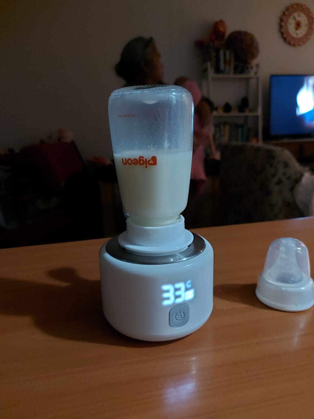 Customer photo review of Calentador de mamaderas portátil
