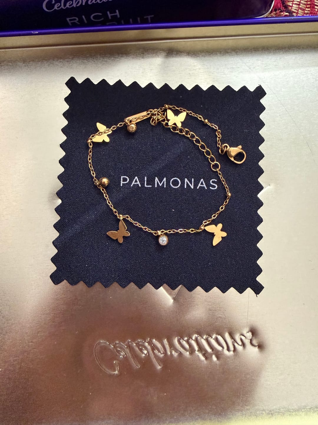 Customer photo review of Auroral Dance Gold Bracelet