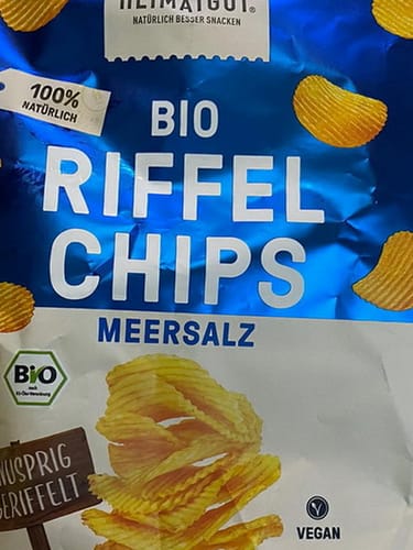 Customer photo review of Bio Riffel Chips Meersalz