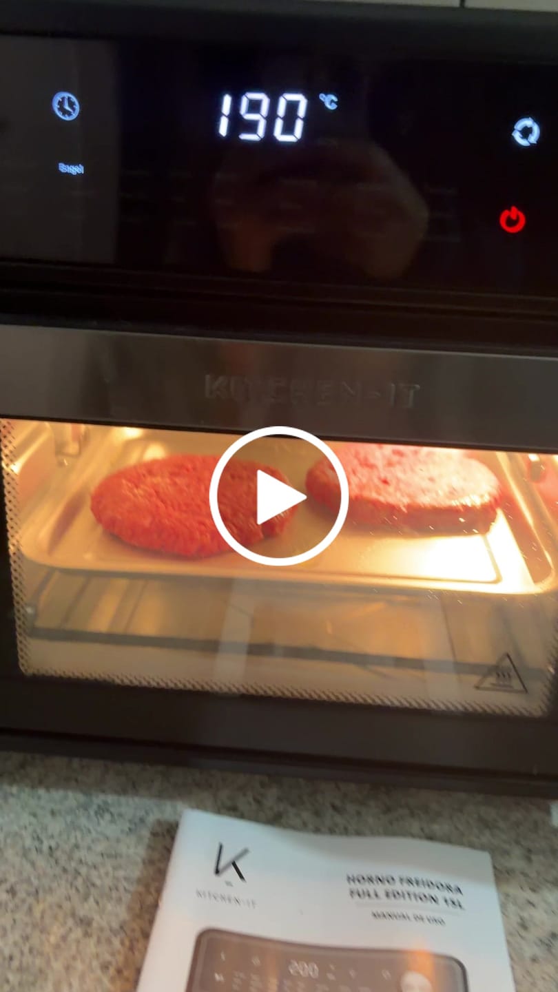 Customer video review of Horno Freidora de Aire Full Edition 24 en 1 - 15L