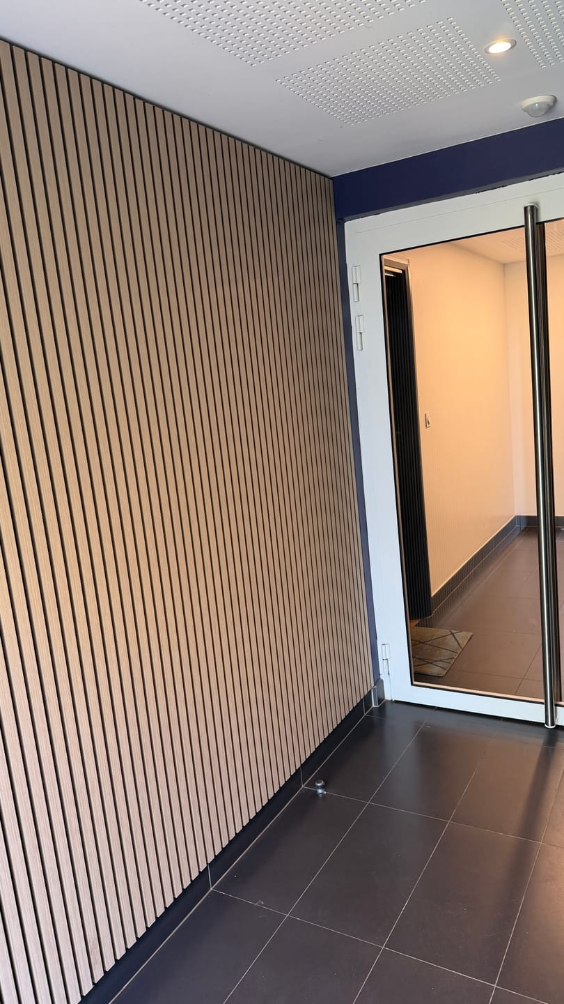 Customer photo review of Panneau acoustique en bois | Chêne Naturel | De première qualité