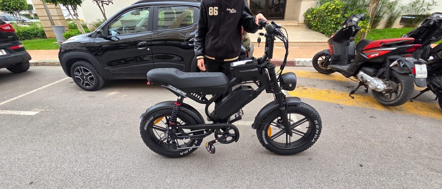 Customer photo review of S8 Vintage Power – 750W | 50Km/h | Style Premium Accessible | pneu large tout-terrain de 20 pouces.