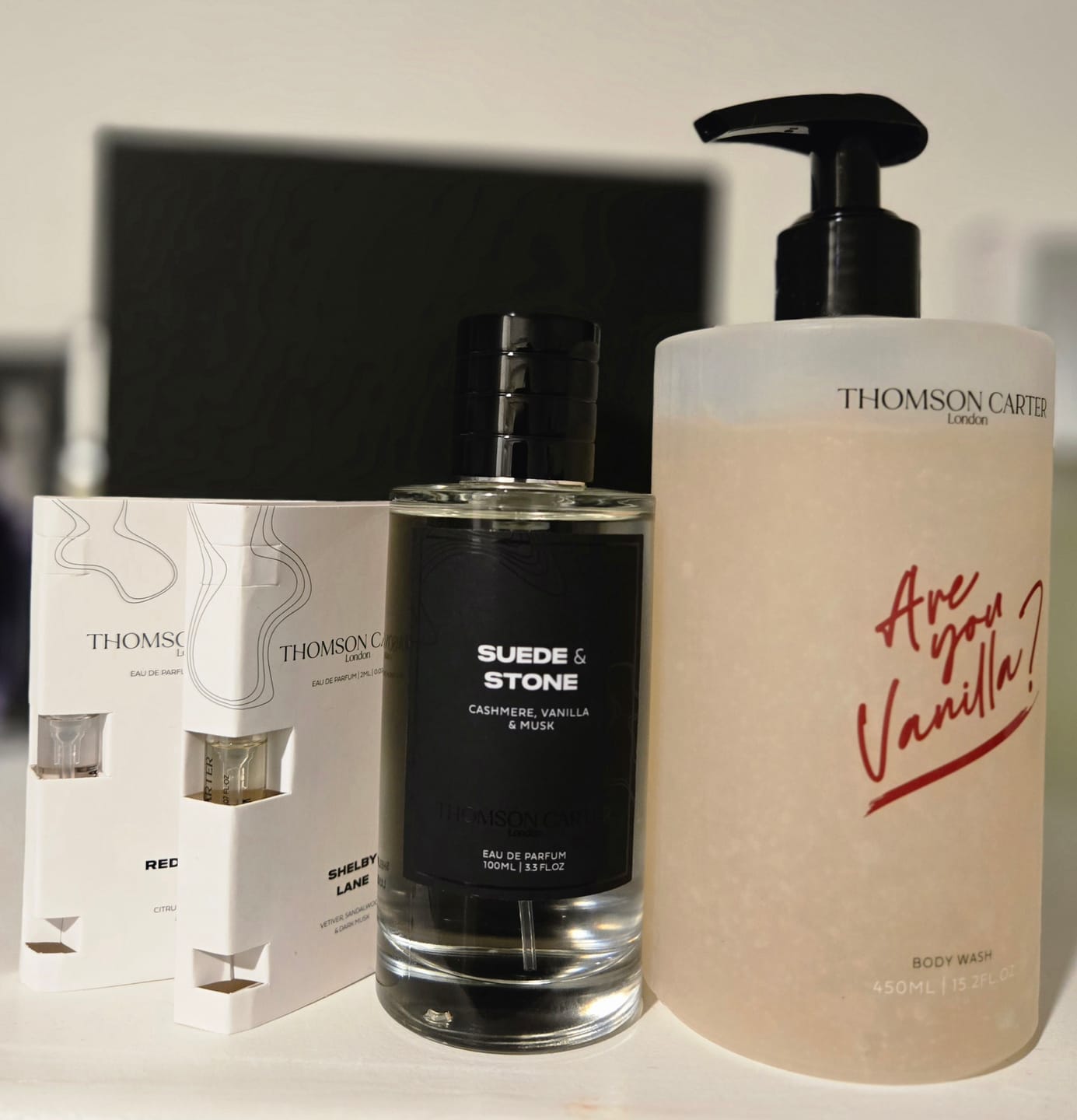 Customer photo review of Suede & Stone | Eau de Parfum