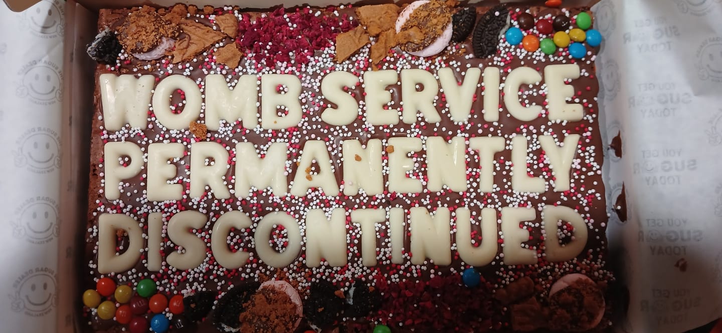 Customer photo review of Mega custom message loaded brownie